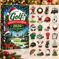 Golf Christmas  HG Advent Calendar 2026 Acrylic Ornament Countdown Blind Box Holiday Gift