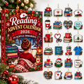 Reading Christmas Advent Calendar 2026 HG Acrylic Ornament Countdown Blind Box Holiday Gift