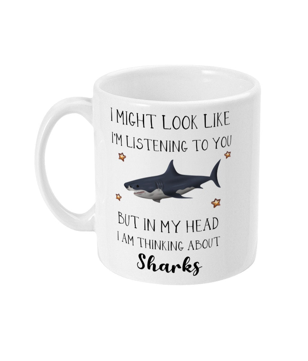 Shark Gift - Shark Mug - Funny Shark Gifts - Shark Lover Gift - Shark Gift Idea - Shark Coffee Cup - Funny Mugs - Fathers Day Gift LTN