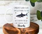 Shark Gift - Shark Mug - Funny Shark Gifts - Shark Lover Gift - Shark Gift Idea - Shark Coffee Cup - Funny Mugs - Fathers Day Gift LTN