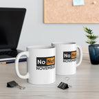 Funny Coffee Mug: No Nut November - PH Style Ceramic Mug, Gift for Humor Lovers LTN