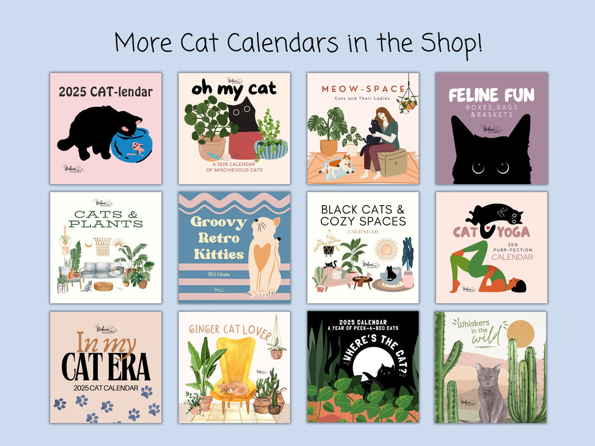 2027 Office Cat Desk Calendar • Funny Cat Calendar for Work • Work Bestie Gift • Humorous Cat Office Decor For Cat Lovers