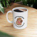 Mug - Capybara Cowboy Hat Hold on Partner I'm Overstimulated LTN