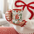 67 Christmas Accent Mug, 6 7 Mug, Six Seven Christmas Accent Coffee Mug (11, 15oz) LTN
