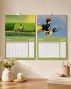 Ghibli 2027 Wall Calendar | Japanese Fantasy Art, 11x8.5 Spiral Monthly Planner, Cute Gift for Anime Fans