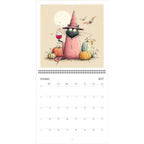 Funny Cats and Wine 2027 Wall Calendar - Cute Cat Lover Gift - Humorous Kitty Decor - 2027 Calendar - Unique Gift for Her