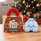 Christmas Dumpling Plush, Cute Squishy Bao Plushy, Kawaii Xmas Stuffed Animal, Holiday Gifts for Kids, Plush Dumpling,Stuffed Home Decor