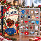 Nursing Christmas Advent Calendar HG, 24 Medical Charms Holiday Countdown Gift 2026