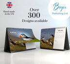 Puffins Desk Calendar 2027-2028: Standing Flip Desktop Calendar with Thick Paper (15.25cm x 22cm - similar to A5)